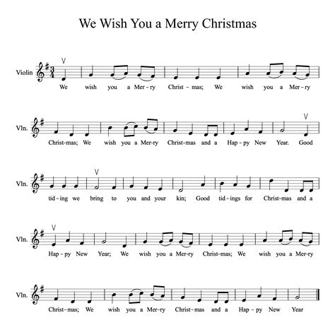 Christmas Solos For Beginning Violin